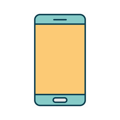 phone on a white background