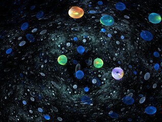 Imaginatory fractal background Image