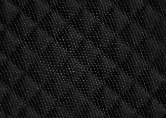 Black fabric texture. Sofa texture pattern 3d rendering. 
