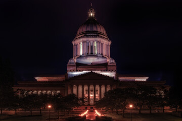 Fototapeta na wymiar Washington State Capitol Building -Olympia, Washington