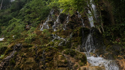 Waterfall tourist spot that represents beauty
