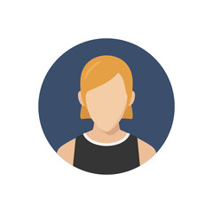 Young girl avatar icon