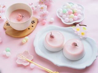 和菓子 桜ゼリー