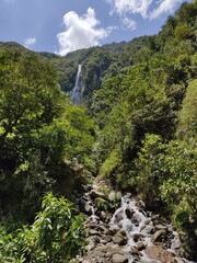 Fototapeta na wymiar mountain river in the mountainsm (Junin, Peru)