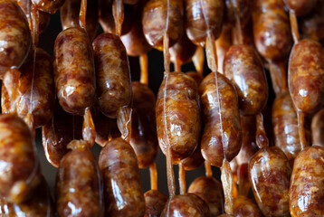 Filipino sausage hanging for sale
