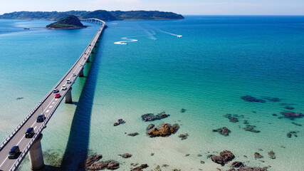 Tsunoshimaoohashi　角島大橋 © aquafesta