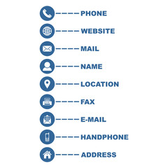 web icon, contact us icon vector symbol for business card name isolated illustrations white background