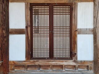 old wooden window