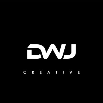 DWJ Letter Initial Logo Design Template Vector Illustration