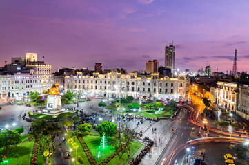 Plaza San Martin, Centro Hist&oacute;rico de Lima - Per&uacute;