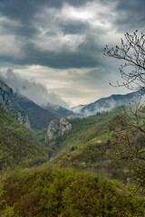 Obraz premium Beautiful breathtaking idyllic mountain view