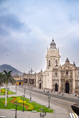 Fototapeta na wymiar Catedral de Lima - Perú