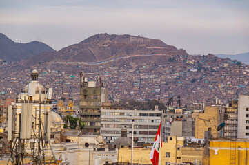 Panorámica de la ciudad de Lima, Perú