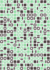 Abstract Geometric Pattern generative computational art illustration