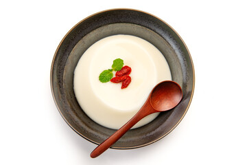 デザートの杏仁豆腐