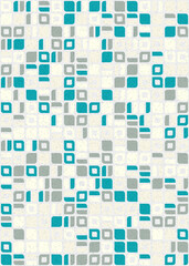 Abstract Geometric Pattern generative computational art illustration