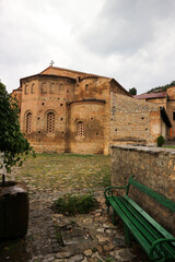 Fototapeta na wymiar old ancient ortodox church in Ohrid, North Macedonia