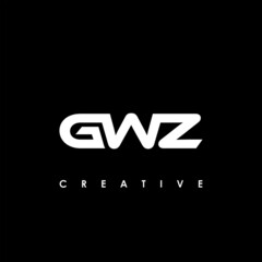 GWZ Letter Initial Logo Design Template Vector Illustration