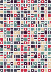 Abstract Geometric Pattern generative computational art illustration