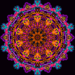 Mandala coloful pattern abstract illustration