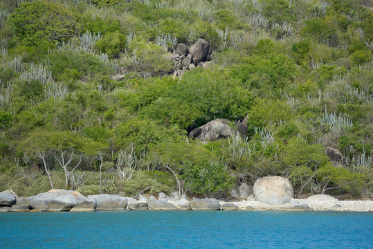 Heading Into Spanish Town In A Small Dinghy, Virgin Gorda, British Virgin Islands