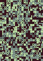 Abstract Geometric Pattern generative computational art illustration