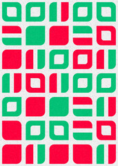 Abstract Geometric Pattern generative computational art illustration