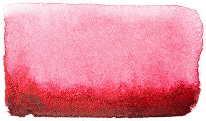watercolor red on white background element, rectangle background