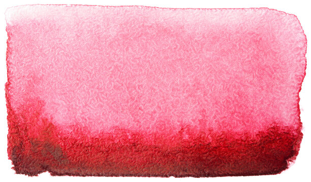 watercolor red on white background element, rectangle background