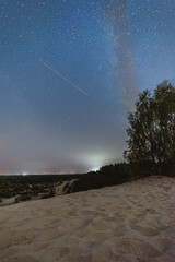 milchstra&szlig;e und baum