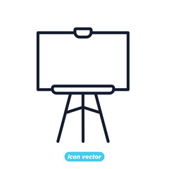 easel icon. Entertainment symbol template for graphic and web design collection logo vector illustration