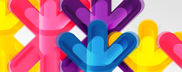 Abstract glossy crosses background for business or technology presentations, internet posters or web brochure covers