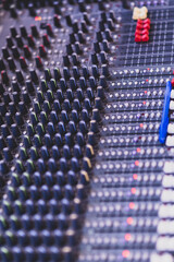 music mixing console recording studio
