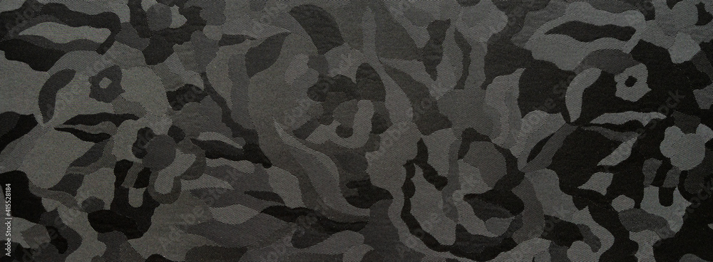 Wall mural Texture of black vinyl film with patterns in the form of protective streaks