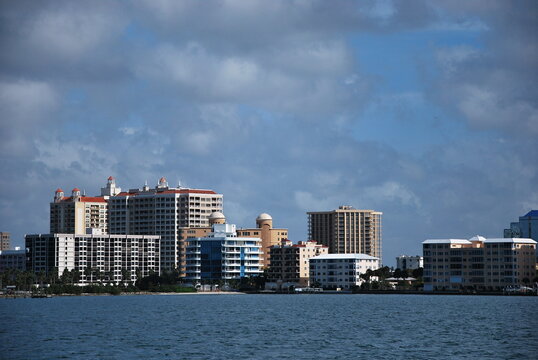 Panorama Von Sarasota Am Golf Von Mexico, Florida