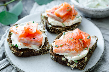 Healthy breakfast on the table