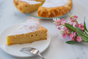 sweet vanilla ricotta cheesecake