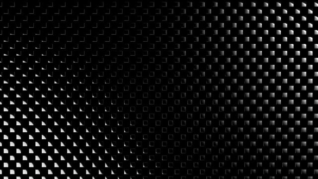 Rotating mirror plates on a black background - Creative Design Element.