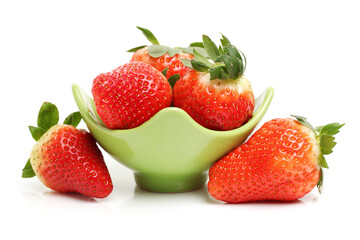 strawberry isolated on white background