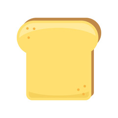 Bread Simple food icon in trendy style isolated on white background for web apps and mobile concept. Vector Illustration. EPS10