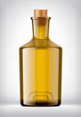 Transparent Color Glass Bottle