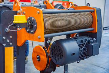 Suspension Crane Winch with Iron Rope
