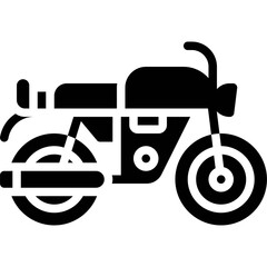Chopper icon, transportation related vector