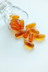 Close up of vitamins.