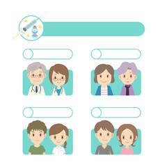  COVID-19ワクチンの接種順位のベクター素材　文字なし