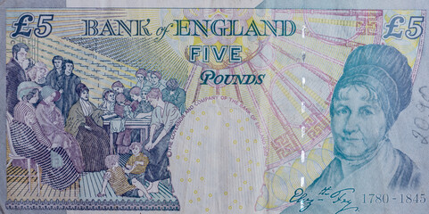 World money collection. Fragments of England money