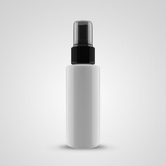 Spray bottle mockup 3d rendering design