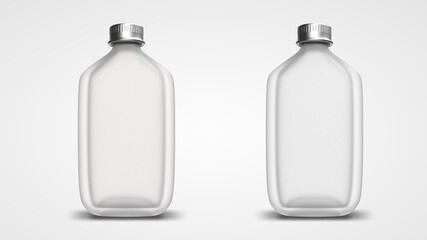 Bottle 3d rendering mockup design