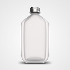 Bottle 3d rendering mockup design