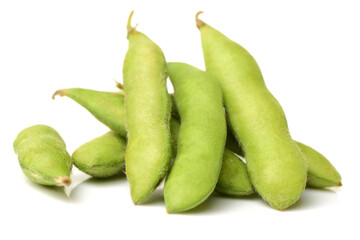 Fresh soybean with pod and leaf